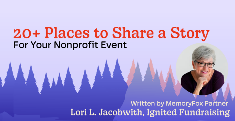 nonprofit event memoryfox share a story