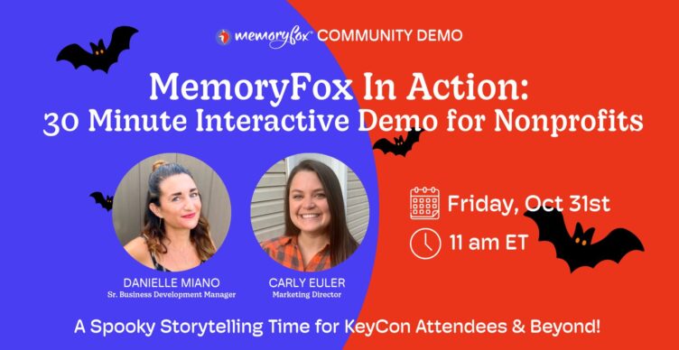 community demo keycon memoryfox nonprofit storytelling