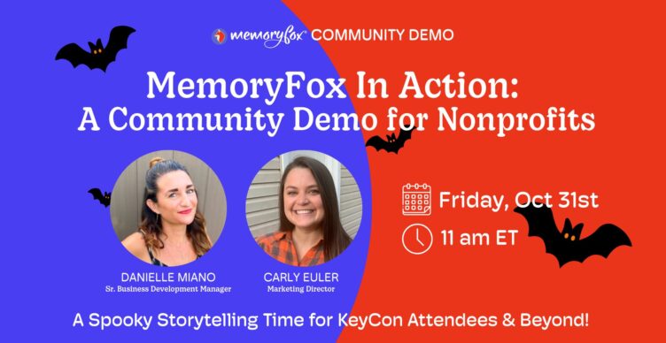 community demo keycon memoryfox nonprofit storytelling