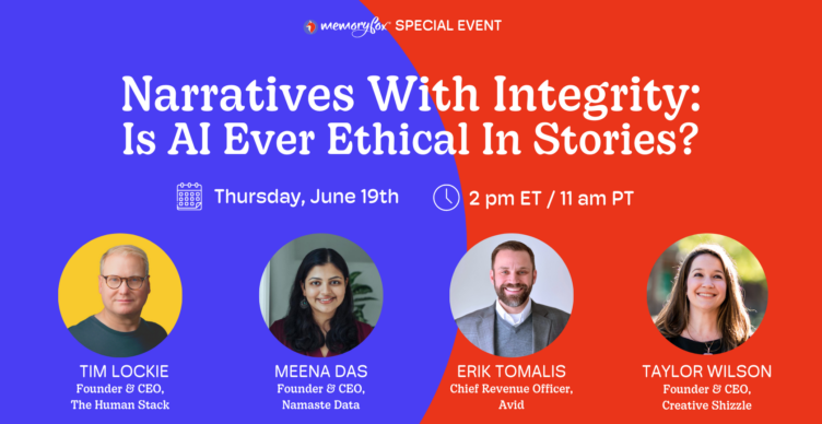 narratives with integrity memoryfox ethical storytelling and AI artificial intelligence panel