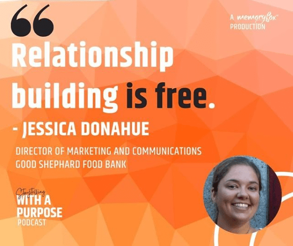 Storytelling with a purpose - episode 1 - Jessica Donahue